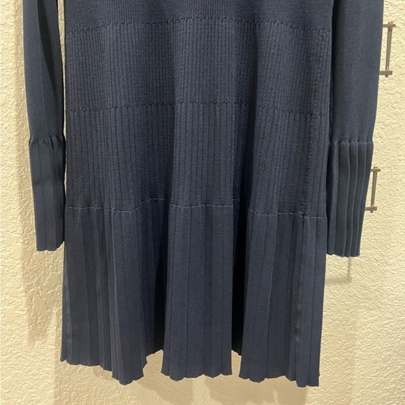 Elegant long Cardigan, by First Orme, Navy Blue - Picture 6 of 9